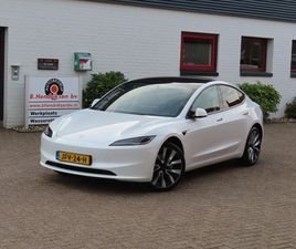 TESLA MODEL 3 - RWD 60 KWH PREMIUM HIGHLAND/ 19 INCH VELGEN/ GETINTE RAMEN/ WARMTEPOMP/ LFP ACCU/ STOEL +
