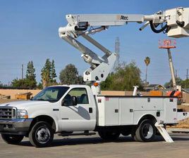 2003 FORD F550 TURBO DIESEL ALTEC 37’ BUCKET TRUCK W/8K MILES