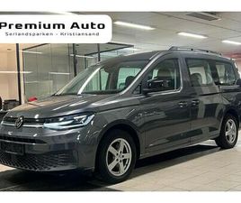 VOLKSWAGEN CADDY MAXI 2.0TDI 7-SETER AUTOMAT WEBASTO/LED/H.FESTE/PERSONBIL!