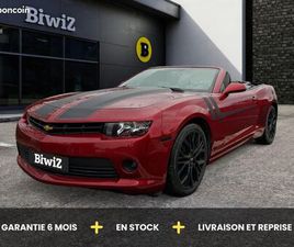 CHEVROLET CAMARO CABRIOLET CHEVROLET CAMARO (PHASE 2) CONVERTIBLE V6 3.6 328 CH /MALUS PAYÉ/CLAPET POT D'ÉCHAPPEMENT/FILET C...