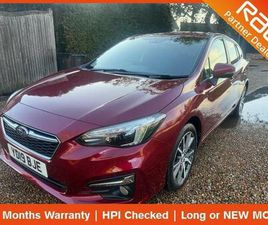 SUBARU IMPREZA 1.6I SE LINEARTRONIC 4WD EURO 6 (START/STOP) 5DR