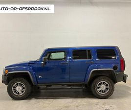 HUMMER H3 - GRIJSKENTEKEN 4X4 AIRCO TREKHAAK LPG-G3 JL AUDIO