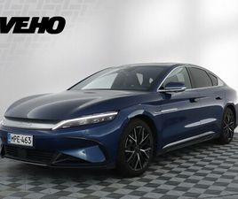 BYD HAN AWD / SUOMIAUTO / TEHDASTAKUU / DYNAUDIO SURROUND / MUISTINAHAT / PANORAMA /