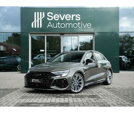 AUDI RS3 A3 SPORTBACK RS3 | PORSCHE AVENTURINE GREEN | HEAD-UP DISPLAY | BANG & OLUFSEN PREMIUM SOUNDSYSTEM | KERAMISCH L MILLTEK L ALCANTARA INTERIEUR L