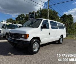 FORD E350 2006 FORD E350 15 PASENGER VAN WITH ONLY 44,000 MILES ONE OWNER FL VAN