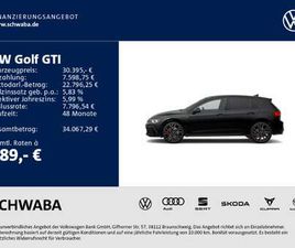 GOLF VIII GTI 2.0 TSI DSG 8-FACH BEREIFT