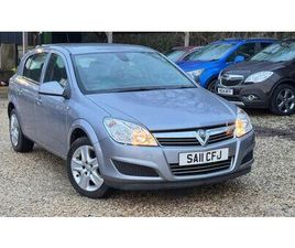 2011 VAUXHALL ASTRA 1.6 ACTIVE PLUS 16V VVT PLUS 5D