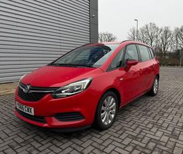 VAUXHALL ZAFIRA TOURER 1.4I TURBO DESIGN MPV 5DR PETROL MANUAL EURO 6 (140 PS)