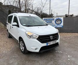 DACIA DOKKER 1.6 BENZ+LPG 2016R. PODWÓJNE DRZWI BOCZNE! KLIMATYZACJA ŚMIGIEL • OLX.PL