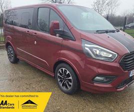 FORD TOURNEO CUSTOM 2021 FORD TOURNEO CUSTOM 2.0 ECOBLUE 185PS L/R 8 SEATER SPORT AUTO MPV DIESEL AUTOMATIC