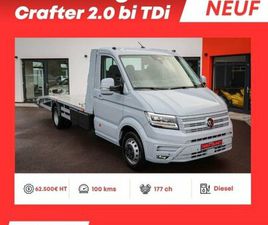 VOLKSWAGEN CRAFTER 2.0 BI TDI 177CH BOÎTE AUTOMATIQUE PORTE VOITURE NEUF
