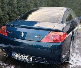 SAMOCHÓD OSOBOWY PEUGEOT 407 COUPE V6 SPORT JBL 2006R CZANIEC ŚRODKOWY • OLX.PL