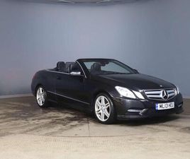 MERCEDES CLASSE E CABRIO E 350 3.0 E350 CDI V6 BLUEEFFICIENCY SPORT CABRIOLET G-TRONIC EURO 5 2DR
