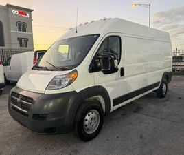 RAM TRUCKS RAM PROMASTER CARGO VAN 2018 RAM PROMASTER 2500 HIGH ROOF CARGO VAN