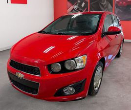 CHEVROLET SONIC LT/CAMÉRA DE RECUL/AC/BLUETOOTH/VITRES ÉLECTR