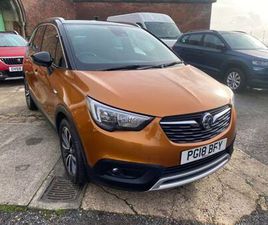 VAUXHALL CROSSLAND X 2018 18 VAUXHALL CROSSLAND X 1.2 ELITE NAV SUV 5DR PETROL MANUAL EURO 6 (81 PS)