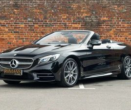 MERCEDES CLASSE S CABRIOLET 2019 19 MERCEDES-BENZ S-CLASS 4.0 S560 V8 BITURBO AMG LINE (PREMIUM) CABRIOLET 2DR PETROL G-TRONIC EURO 6 (S/S) (469 PS)