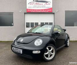 VOLKSWAGEN NEW BEETLE CABRIOLET VOLKSWAGEN NEW BEETLE CABRIOLET 1.6 102CH CARAT VÉHICULE RÉVISÉ ET GARANTIE