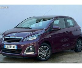PEUGEOT 108 – 1.0 VTI 72 CH BVM5 – ALLURE - MOTEUR À CHAÎNE