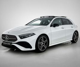 MERCEDES CLASSE A 180 HATCHBACK AMG LINE | PANORAMISCH DAK | DODEHOEKASSISTENT | MEMORY PACK | 360° CAMERA | HEAD-UP DISPLAY | VERWARMDE ZETELS | KEYLESS-GO | S