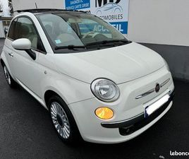 FIAT 500 1.2 LOUNGE 70 CV PREMIERE MAIN TOIT OUVRANT FAIBLE KM