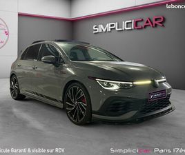 VOLKSWAGEN GOLF 8 GTI CLUB SPORT GRIS NARDO 300CH/ TOIT OUVRANT/ HARMAN KARDON/ CARPLAY/ GARANTIE 12 MOIS