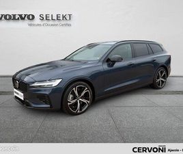 VOLVO V60 T6 AWD HYBRIDE RECHARGEABLE 253 CH + 145 CH GEARTRONIC 8 PLUS STYLE DARK