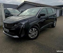 PEUGEOT 5008 1.5 BLUEHDI 130CH S&S ACTIVE CAMÉRA DE RECUL PREMIÈRE MAIN TVA RÉCUPÉRABLE PRIX HT : 14 158.33 GARANTIE 6 MOIS