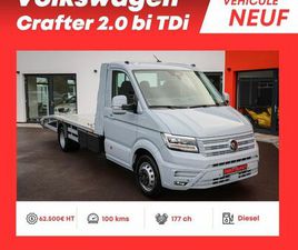 VOLKSWAGEN CRAFTER 2.0 BI TDI 177CH BOÎTE AUTOMATIQUE PORTE VOITURE NEUF
