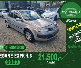RENAULT MEGANE SEDAN SEDAN EXPRESSION HI-FLEX 1.6 16V