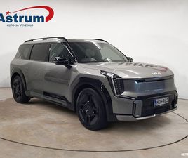KIA EV9 GT-LINE AWD 99,8KWH 384HV 7P 1ST EDITION **7-PAIKKAINEN, NAHAT, PANORAAMA, MERIDIAN-HIFI, LED**