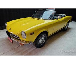 FIAT 124 SPIDER 1.8CC CERTIF. ASI CON C.R.S