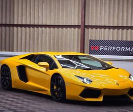 LAMBORGHINI AVENTADOR 2013 LAMBORGHINI AVENTADOR LP 700-4 2DR ISR COUPE PETROL MANUAL