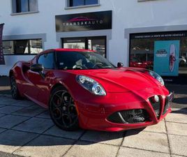 ALFA ROMEO 4C 1750 TBI 240CH TCT - AKRAPOVIC - PACK CARBONE - SUIVI ALFA ROMÉO - CUIR ÉTENDU