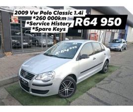2009 VOLKSWAGEN POLO CLASSIC 1.4 COMFORTLINE