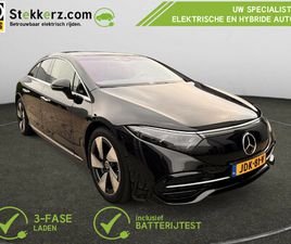 MERCEDES EQS 580 MERCEDES-BENZ EQS 580 4MATIC LUXURY LINE 108 KWH HYPERSCREEN, ACHTERAS BESTURING, PANO DAK | BURMEISTER | HUD | E.V.A. OPTIES