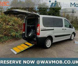 PEUGEOT EXPERT TEPEE 4 SEAT AUTOMATIC WHEELCHAIR ACCESSIBLE VEHICLE WITH ACCESS RAMP
