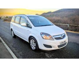 2014 VAUXHALL ZAFIRA 1.8I [120] EXCLUSIV 5DR 7 SEATS WHITE MANUAL ULEZ FSH MPV PETROL MANUAL
