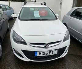 2015 VAUXHALL ASTRA 1.6I 16V EXCITE 5DR HATCHBACK PETROL MANUAL