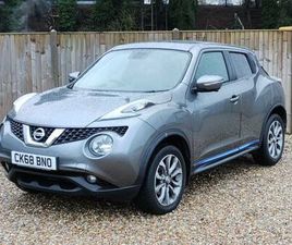 NISSAN JUKE 2018 NISSAN JUKE 1.2 DIG-T TEKNA SUV 5DR PETROL MANUAL EURO 6 (START/STOP) (115 PS) HATCHBACK PETROL MANUAL