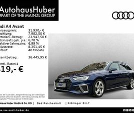 AUDI A4 AVANT 40 TDI QUATTRO S TRONIC S LINE AHK KAM.