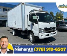 HINO MOTORS 195 2018 HINO 195 16’ DRY BOX + STEP + RAMP *CVI COMPLETED