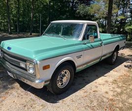 1968 CHEVROLET C20 REBUILT ENGINE, TURQUOISE & WHITE EXTERIOR