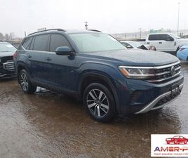 VOLKSWAGEN ATLAS 2021R., 2.0T SE, 2L, OD UBEZPIECZALNI 2.0 BENZYNA 238KM