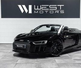 AUDI R8 SPYDER AUDI R8 SPYDER V10 5.2 540 – FRANÇAISE CARBONE B&O CARPLAY CAM. RECUL - SIÈGES ÉLEC. MÉMOIRE 979EMOIS