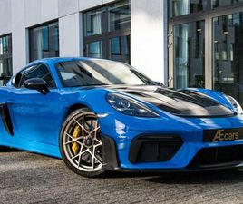 PORSCHE 718 CAYMAN GT4 RS WEISSACH SHARK BLUE BRAND NEW