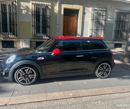 MINI JOHN COOPER WORKS JCW F56 231CH BVA6 – 2015 – 98 000 KM – NOIR / TOIT ROUGE – HUD / CARPLAY / LED