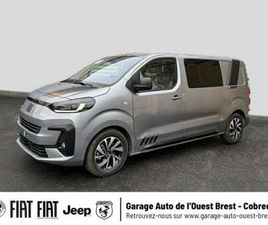 FIAT SCUDO M 2.2 BVA8 180 CABINE APPRO 5 PLACES FIXE S-DESIGN PRIX HT SOIT 40788 E TTC // GARANTIE 8 A