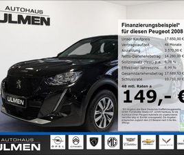 PEUGEOT 2008 PEUGEOT 2008 E- ACTIVE 136 KLIMA APPLE CARPLAY PDC TEMPO