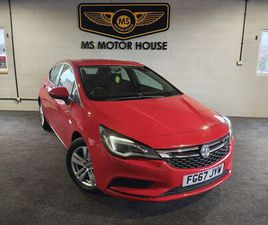 VAUXHALL ASTRA 2018 VAUXHALL ASTRA 1.6CDTI TECH LINE NAV (110PS) (START/STOP)(ECOTEC) HATCHBACK